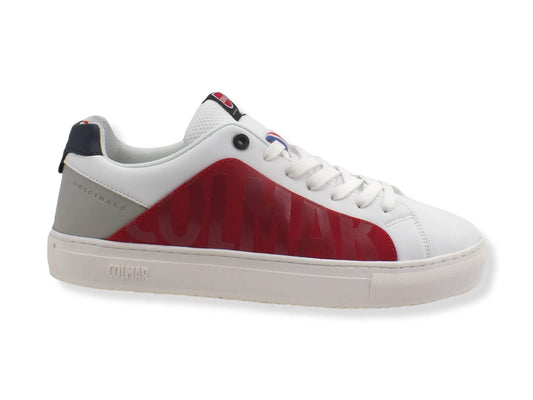 COLMAR Sneaker Tricolor Uomo Red White Navy BRADBURY CHROMATIC BLOCK 014 - Sandrini Calzature e Abbigliamento