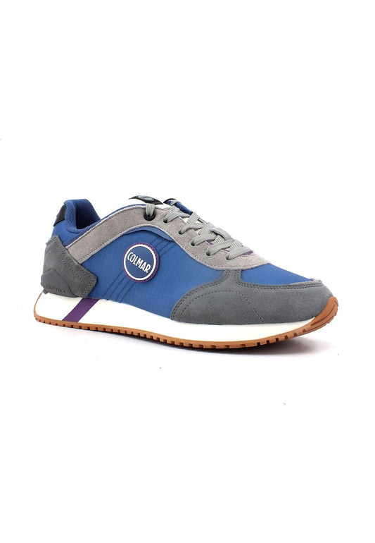 COLMAR Sneaker Uomo Blue Gray TRAVIS PLUS SHADES - Sandrini Calzature e Abbigliamento