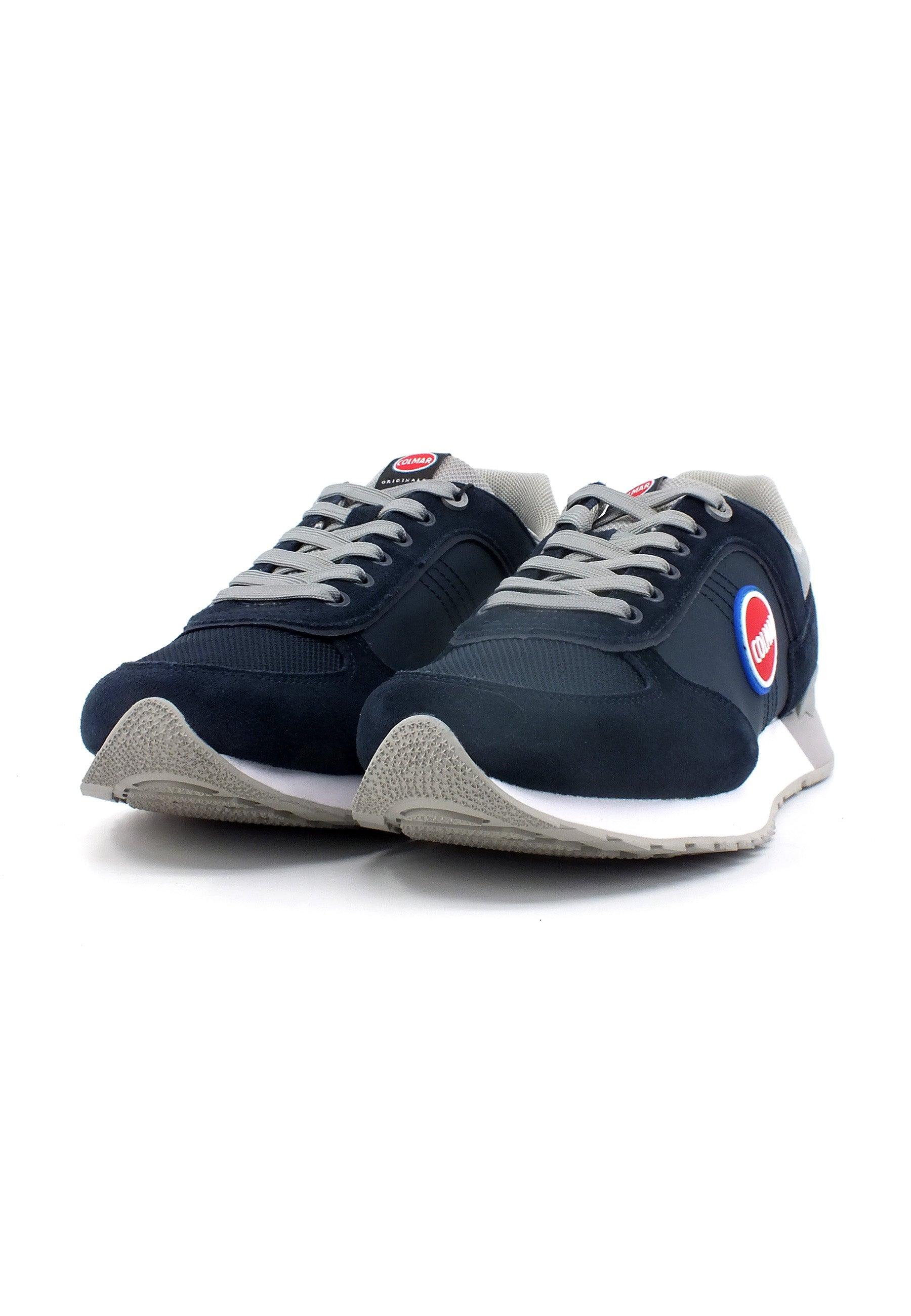 COLMAR Sneaker Uomo Navy Gray TRAVIS AUTHENTIC-001 - Sandrini Calzature e Abbigliamento