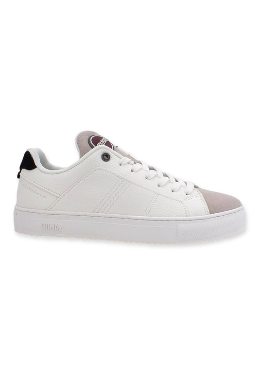COLMAR Sneaker Uomo White BRADBURY PLAIN - Sandrini Calzature e Abbigliamento