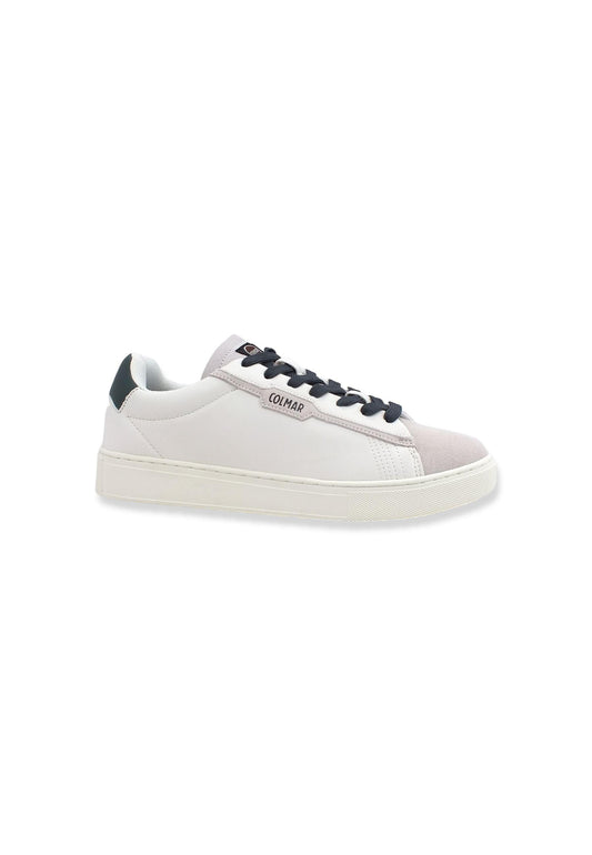 COLMAR Sneaker Uomo White Sage Green BATES PLAIN - Sandrini Calzature e Abbigliamento