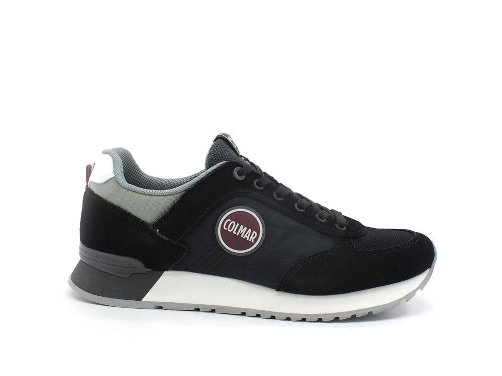COLMAR Travis Authentic Sneaker Suede Black Gray TRAVISAUTHENTIC008 - Sandrini Calzature e Abbigliamento
