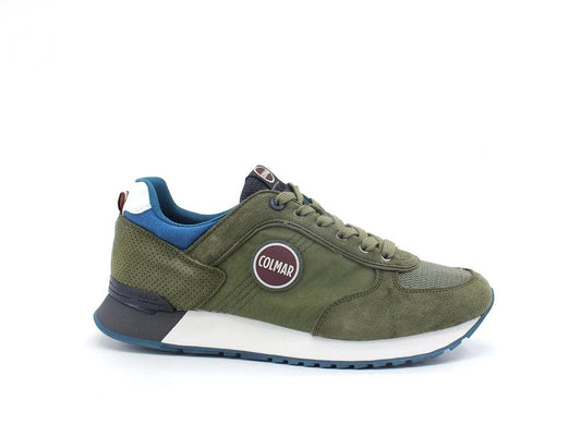 COLMAR Travis Authentic Sneaker Suede Green Anthracite Petrol TRAVISAUTHENTIC005 - Sandrini Calzature e Abbigliamento