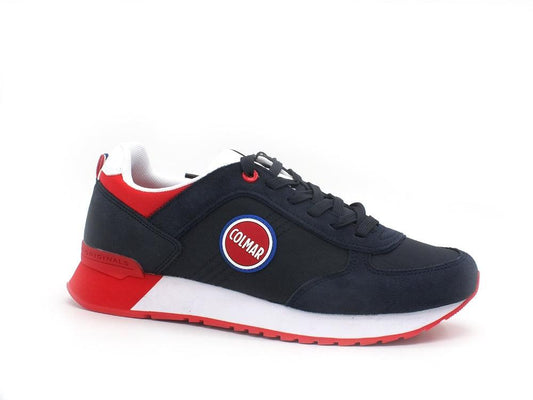 COLMAR Travis Boots Sneaker Running Bicolor Navy Red TRAVISBOOTS134 - Sandrini Calzature e Abbigliamento