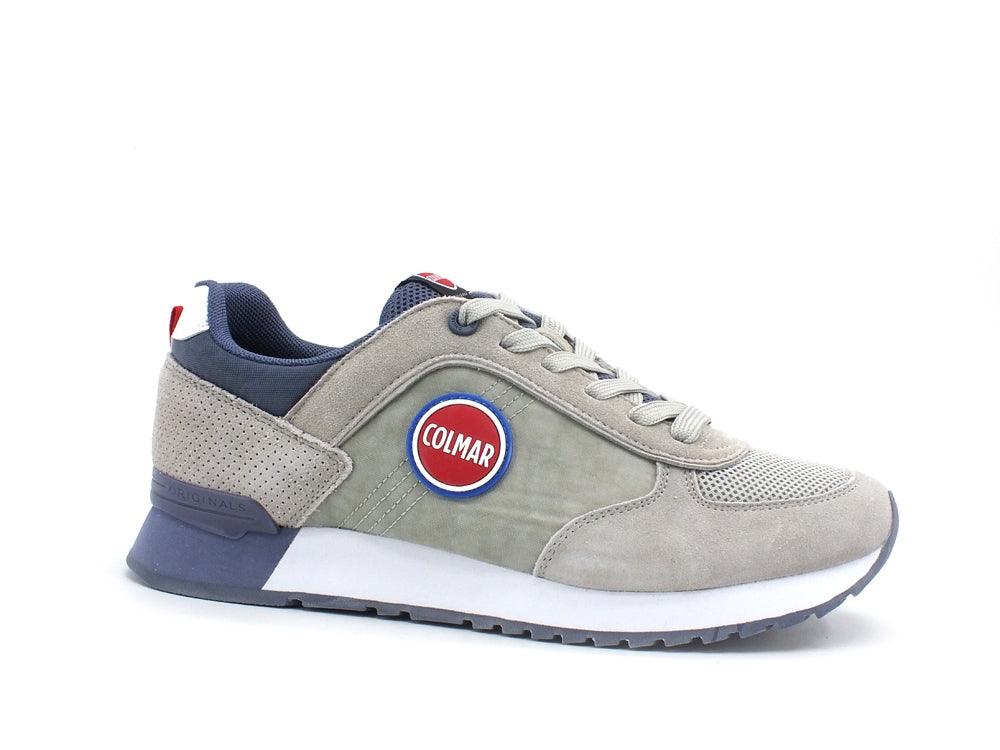 COLMAR Travis Colors Sneaker Running Bicolor Grey Dust Blue TRAVISCOLORS002 - Sandrini Calzature e Abbigliamento