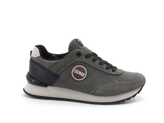 COLMAR Travis Drill Sneaker Suede Dark Gray TRAVISDRILL022 - Sandrini Calzature e Abbigliamento