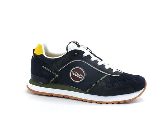 COLMAR Travis Pro Tex Sneaker Blu Giallo Verde TRAVISPROTEX048 - Sandrini Calzature e Abbigliamento