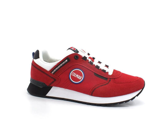 COLMAR Travis Sport Bold Sneaker Suede Red TRAVISSPORTBOLD027 - Sandrini Calzature e Abbigliamento