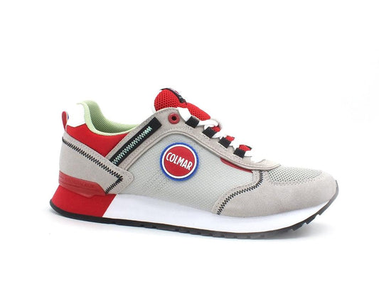 COLMAR Travis Sport Colors Sneaker Running Uomo Gray Red TRAVISSPORTCOLORS038 - Sandrini Calzature e Abbigliamento