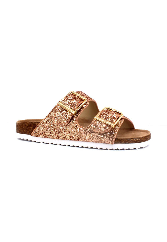 COLORS OF CALIFORNIA Ciabatta Donna Glitter Pink Gold HC.BIO035 - Sandrini Calzature e Abbigliamento