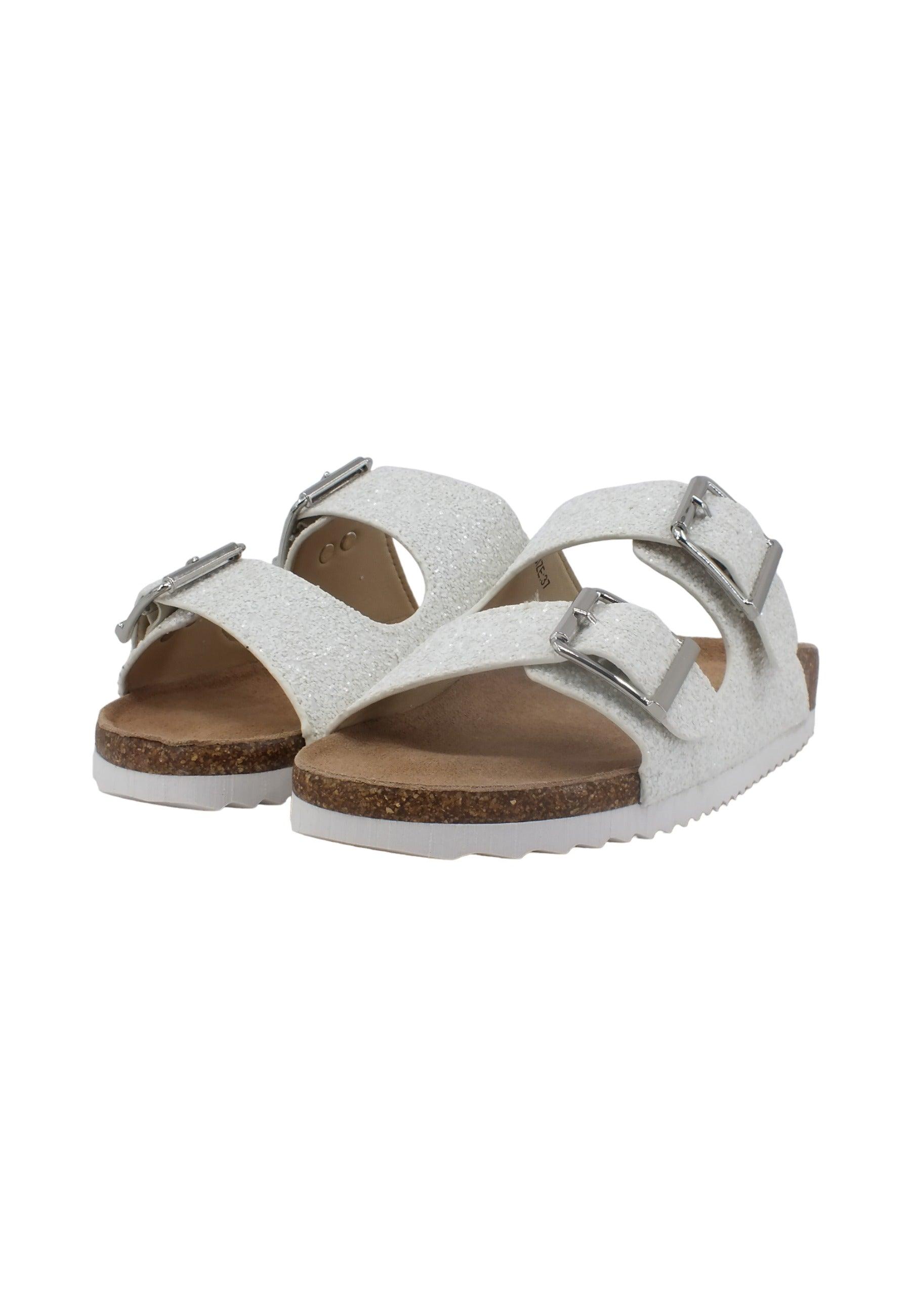 COLORS OF CALIFORNIA Ciabatta Donna Glitter White HC.BIO035 - Sandrini Calzature e Abbigliamento