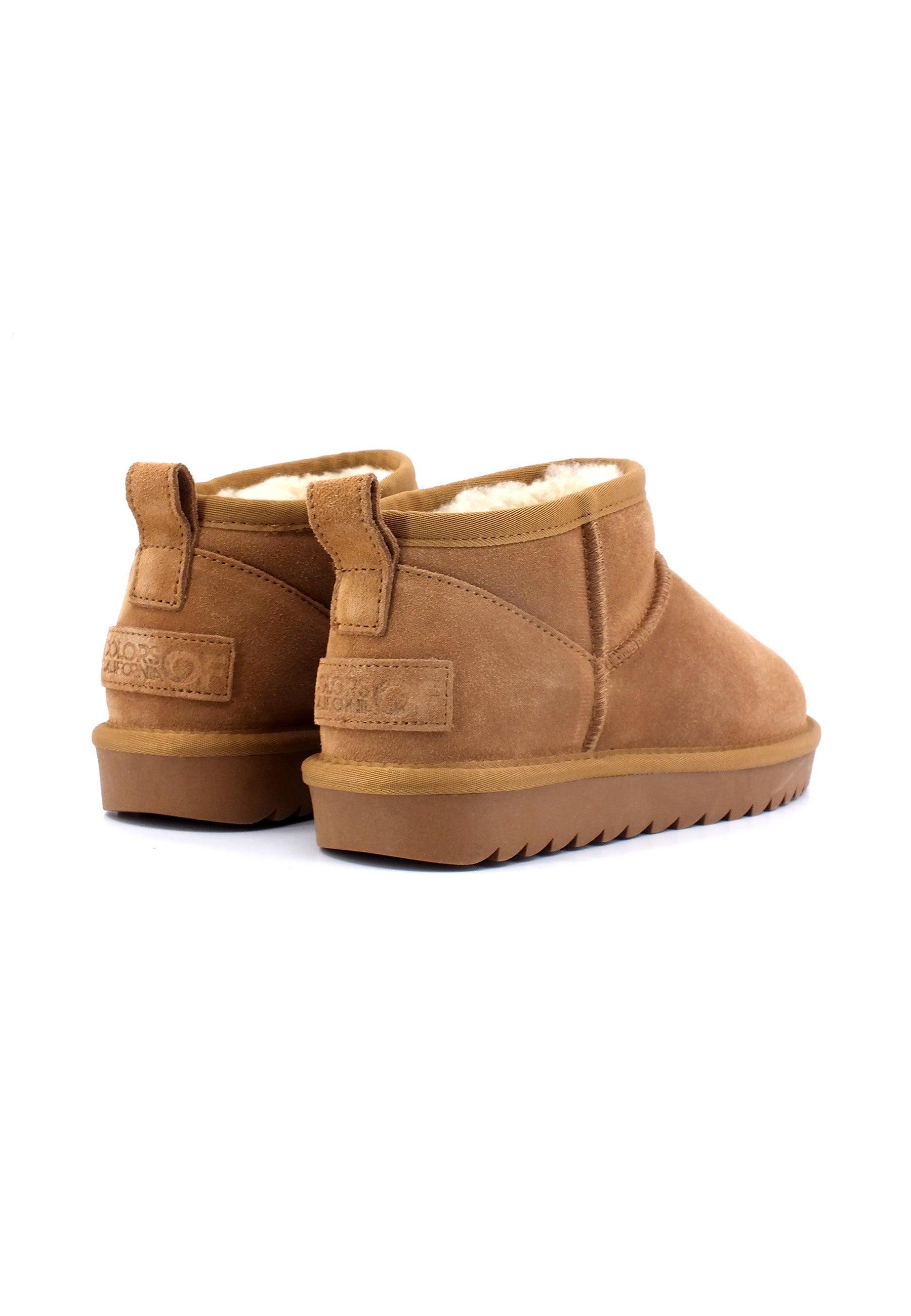COLORS OF CALIFORNIA Stivaletto Pelo Donna Tan Marrone HC.YW078 - Sandrini Calzature e Abbigliamento