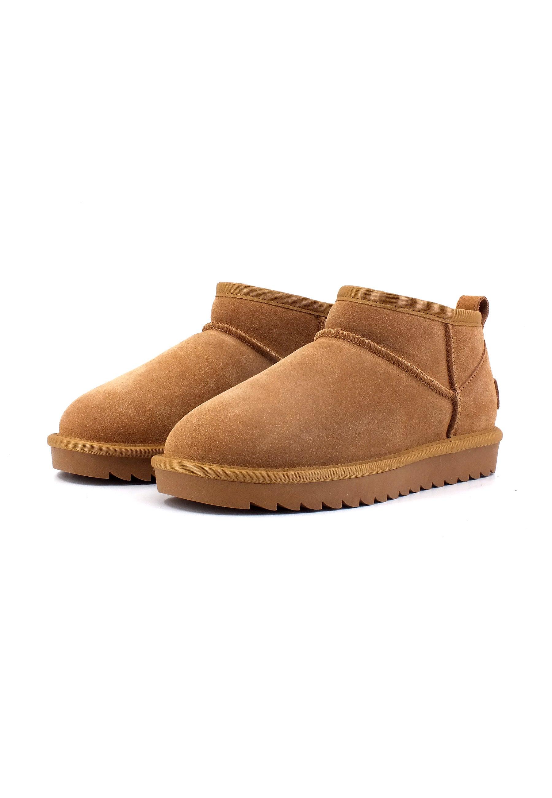 COLORS OF CALIFORNIA Stivaletto Pelo Donna Tan Marrone HC.YW078 - Sandrini Calzature e Abbigliamento