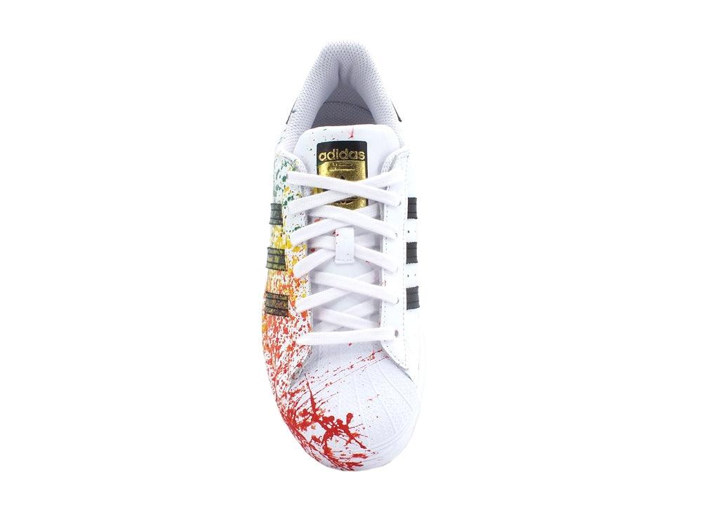 CUSTOM / ADIDAS Superstar Rainbow - Sandrini Calzature e Abbigliamento