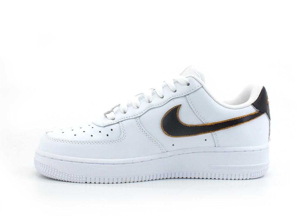 CUSTOM / Nike Air Force 1 Sneaker AF1 Gold Black CW2288-111 - Sandrini Calzature e Abbigliamento