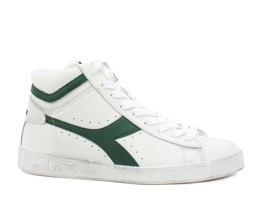 DIADORA Game Low High Waxed White Fogliame 501.159657C1161 - Sandrini Calzature e Abbigliamento