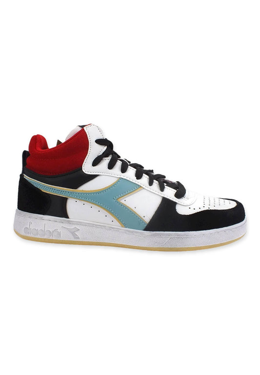 DIADORA Magic Basket Sneaker Donna White Black Lychee 501.179009D0096 - Sandrini Calzature e Abbigliamento