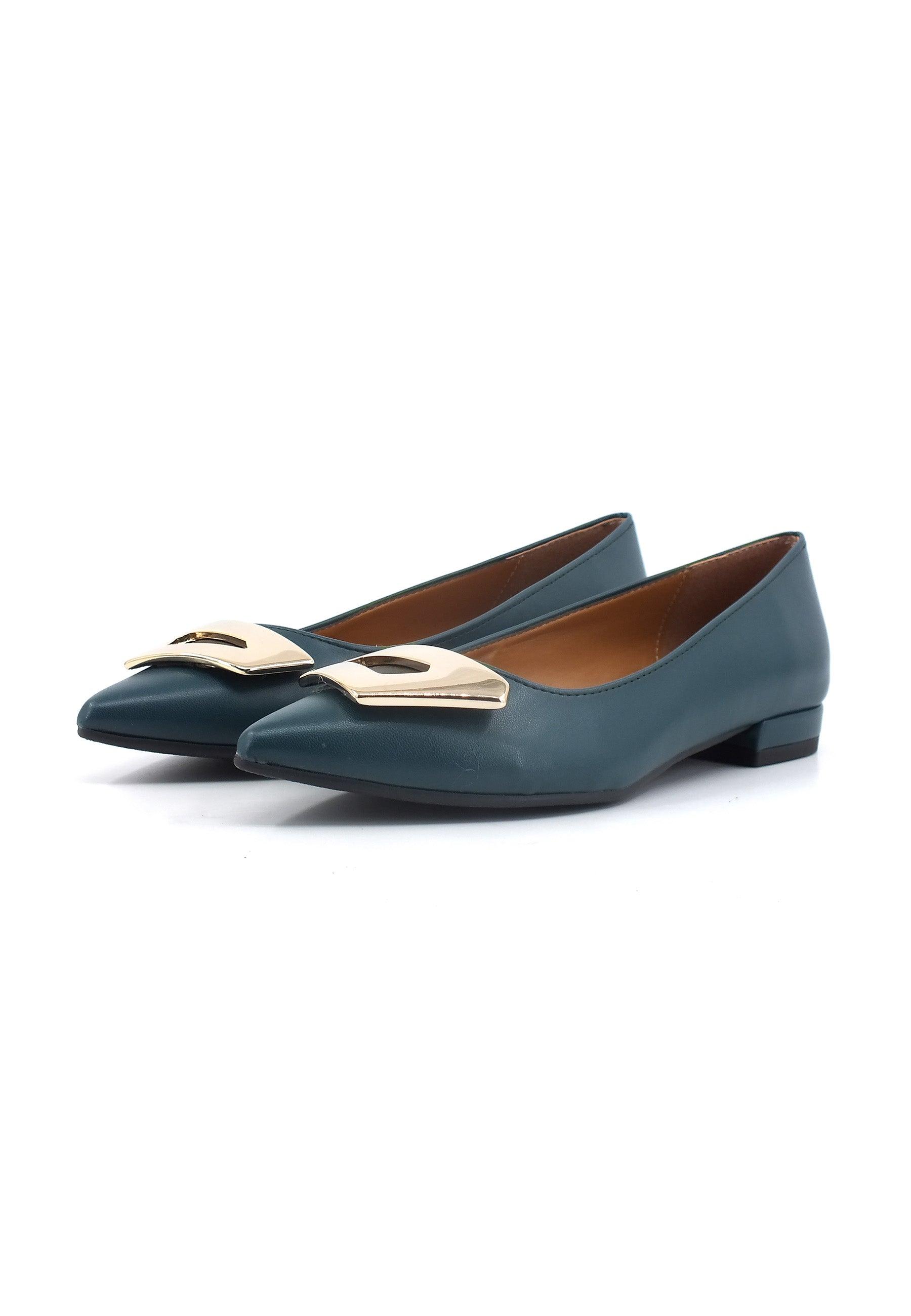 DIVINE FOLLIE Ballerina Donna Verde 571030-68LIZ - Sandrini Calzature e Abbigliamento