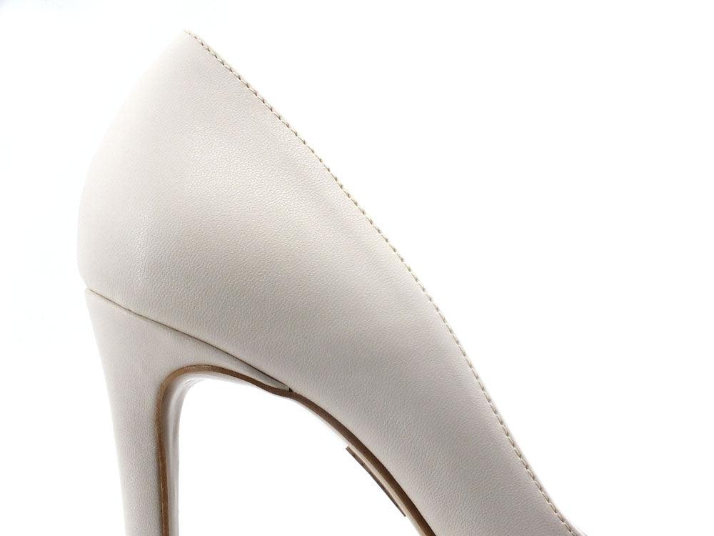 DIVINE FOLLIE Dècollète Punta White Bianco 270 - Sandrini Calzature e Abbigliamento