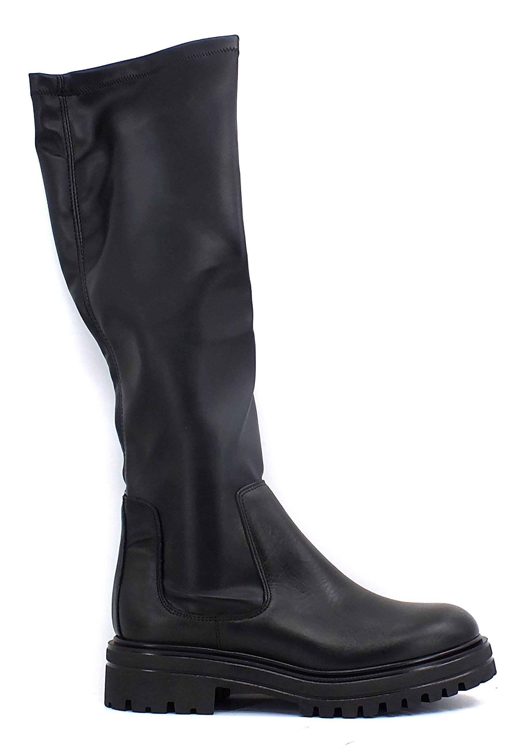 DIVINE FOLLIE Stivale Elastic Donna Nero 8719 - Sandrini Calzature e Abbigliamento
