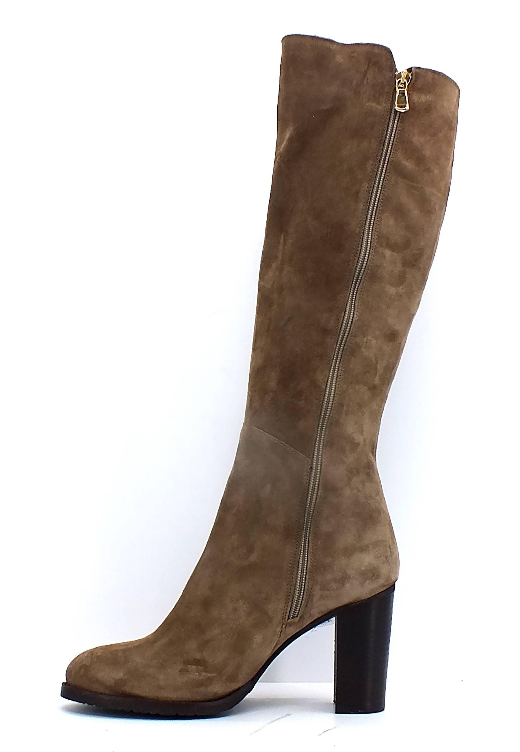 DIVINE FOLLIE Stivale Tacco Alto Donna Taupe Ebano GABRI82 - Sandrini Calzature e Abbigliamento
