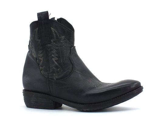 DIVINE FOLLIE Stivaletto Texano Nero TEXRIC - Sandrini Calzature e Abbigliamento