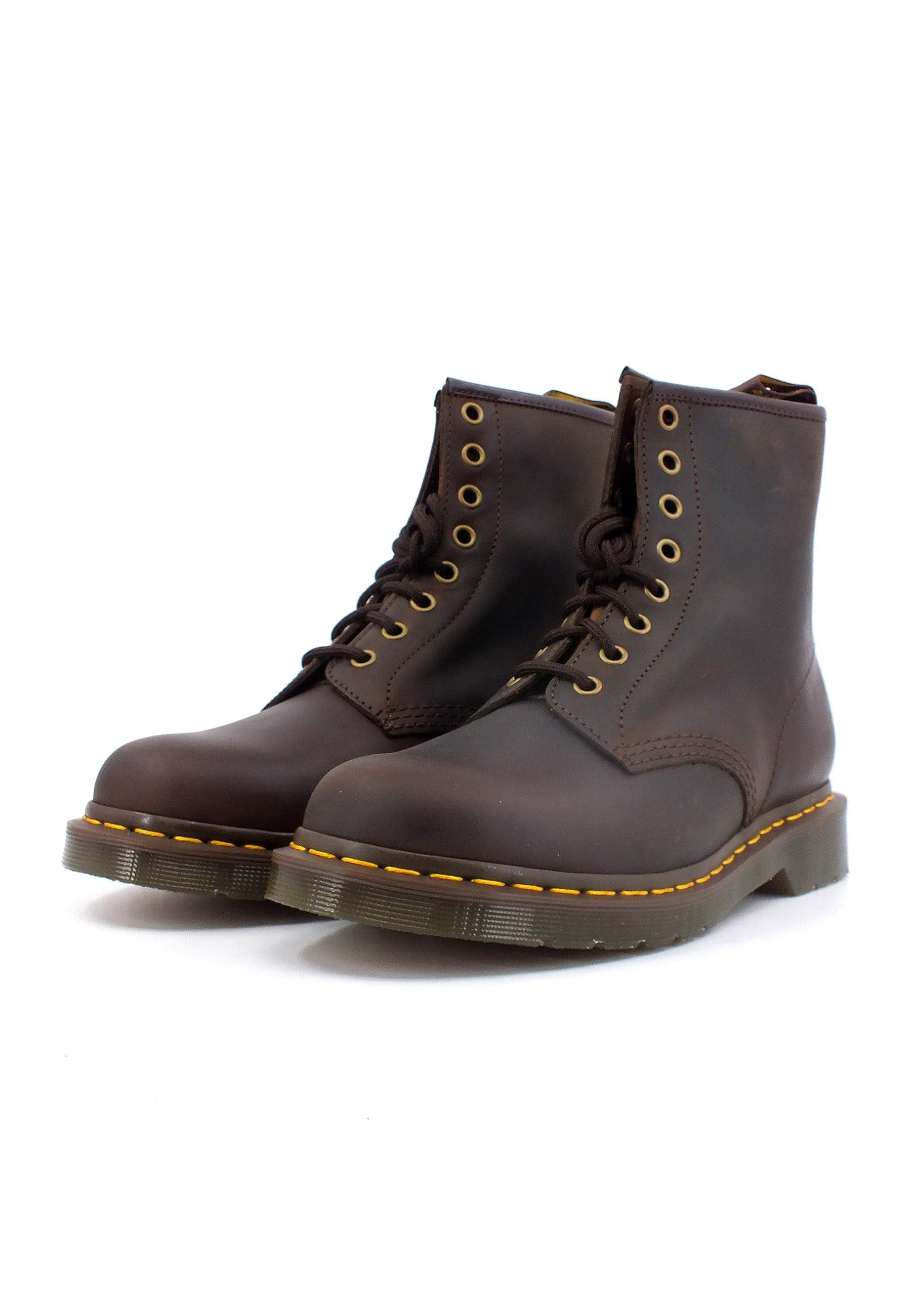 DR. MARTENS Crazy Horse Stivaletto Anfibio Uomo Dark Brown 1460-11822203 - Sandrini Calzature e Abbigliamento
