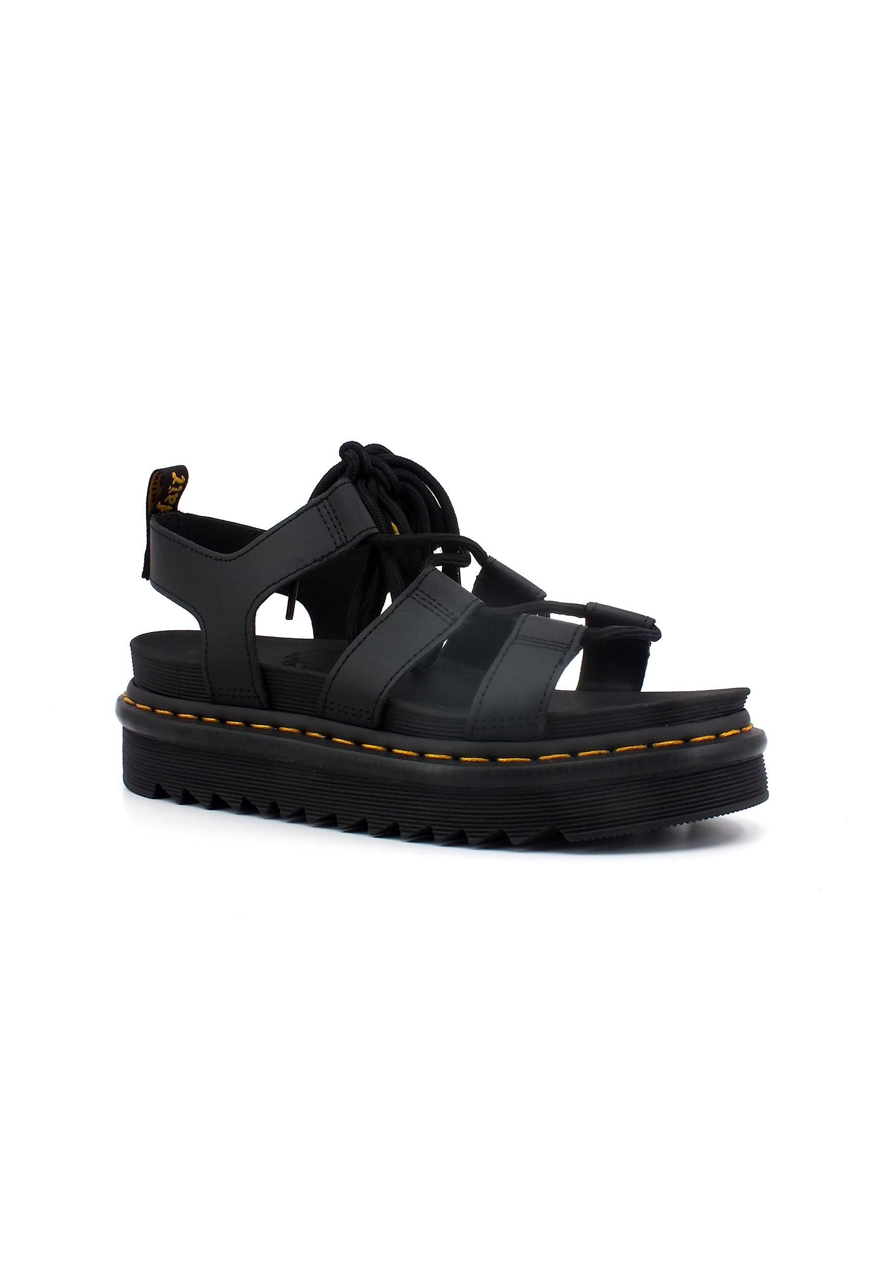 DR. MARTENS Hydro Sandalo Donna Black NARTILLA-24641001 - Sandrini Calzature e Abbigliamento
