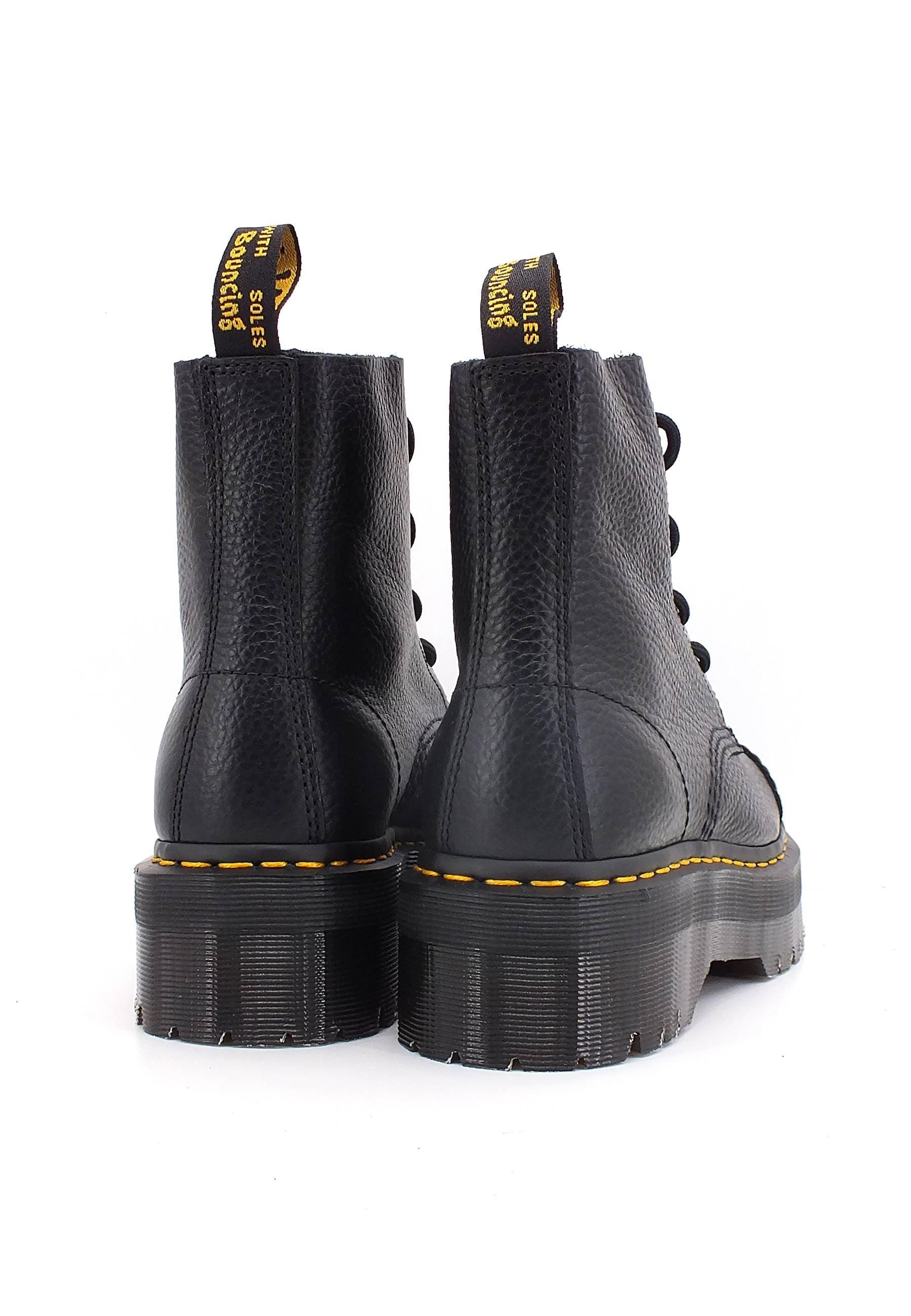 DR. MARTENS Milled Nappa Stivaletto Anfibio Donna Black SINCLAIR-22564001 - Sandrini Calzature e Abbigliamento