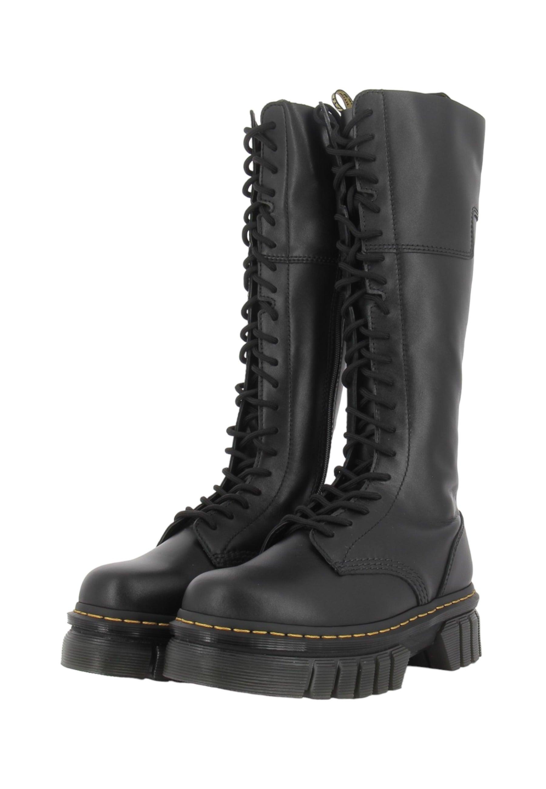 DR. MARTENS Nappa Lux Stivale Donna Black AUDRICK-20I-27953001 - Sandrini Calzature e Abbigliamento