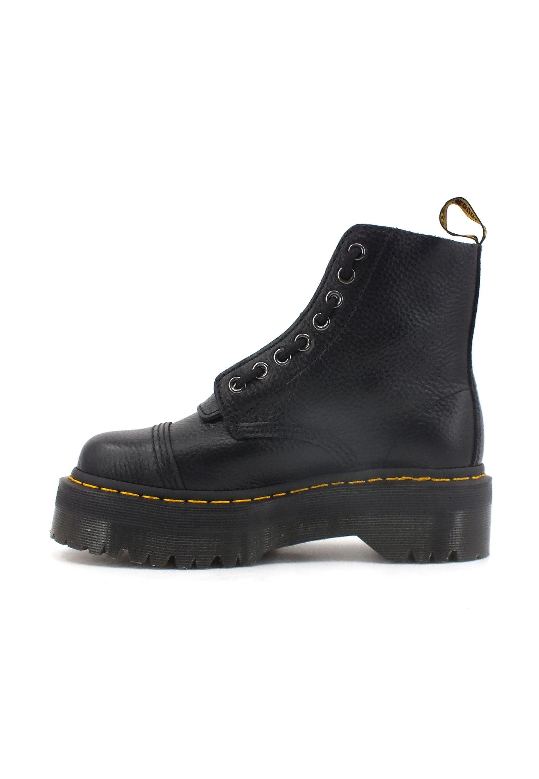 DR. MARTENS Nappa Milled Stivaletto Anfibio Donna Black SINCLAIR-22564001 - Sandrini Calzature e Abbigliamento