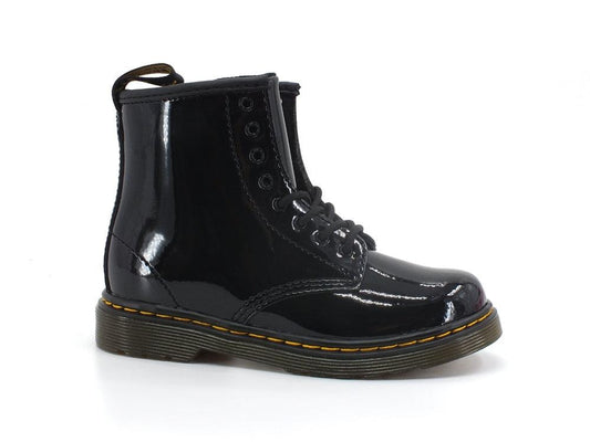 DR. MARTENS Patent Lamper Anfibio Lacci Vernice Black 1460T-15373003 - Sandrini Calzature e Abbigliamento