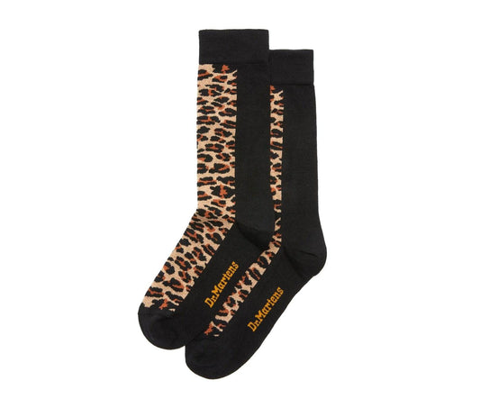 DR. MARTENS Punkink Print Sock Tan Leopard AC847996 - Sandrini Calzature e Abbigliamento