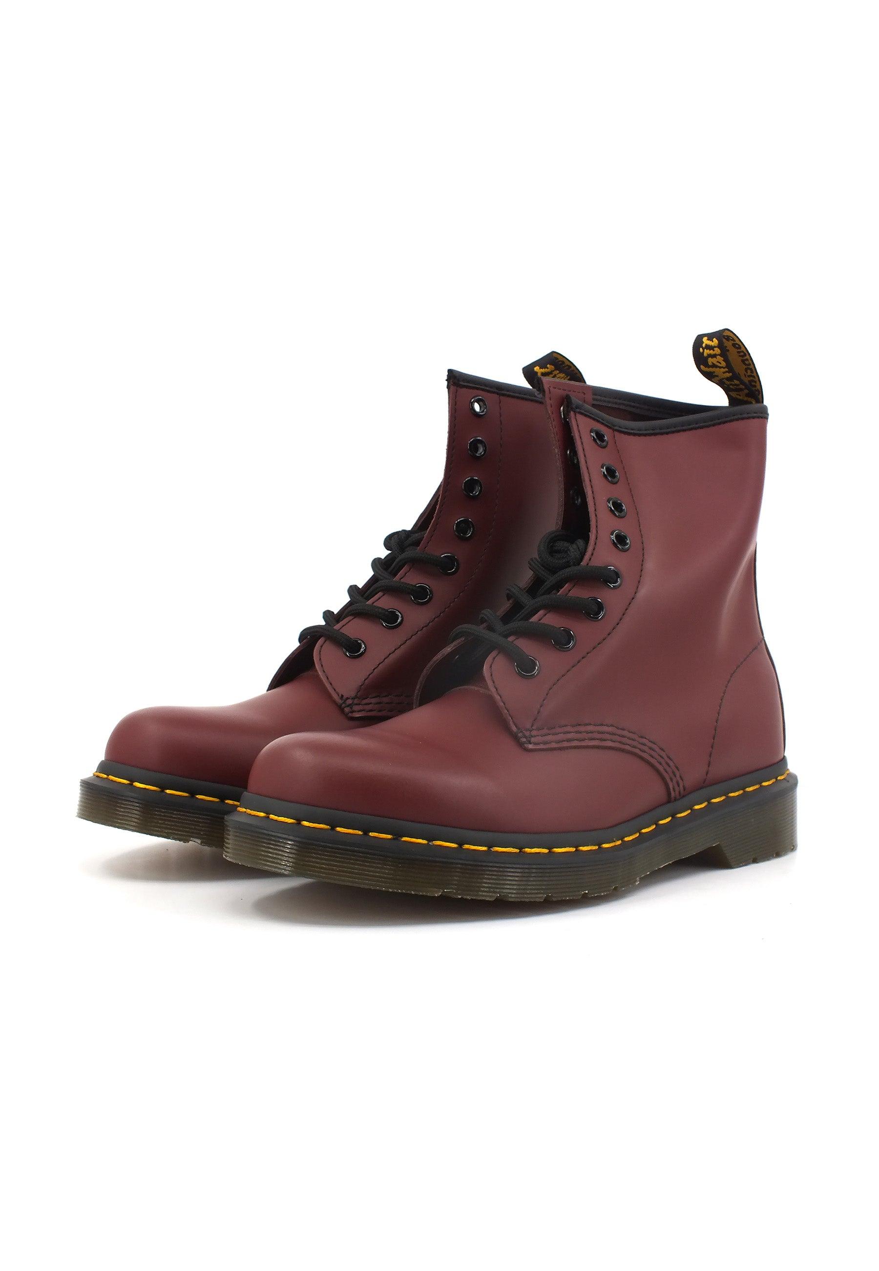 DR. MARTENS Smooth Stivaletto Anfibio Donna Cherry Red 1460-11822600 - Sandrini Calzature e Abbigliamento