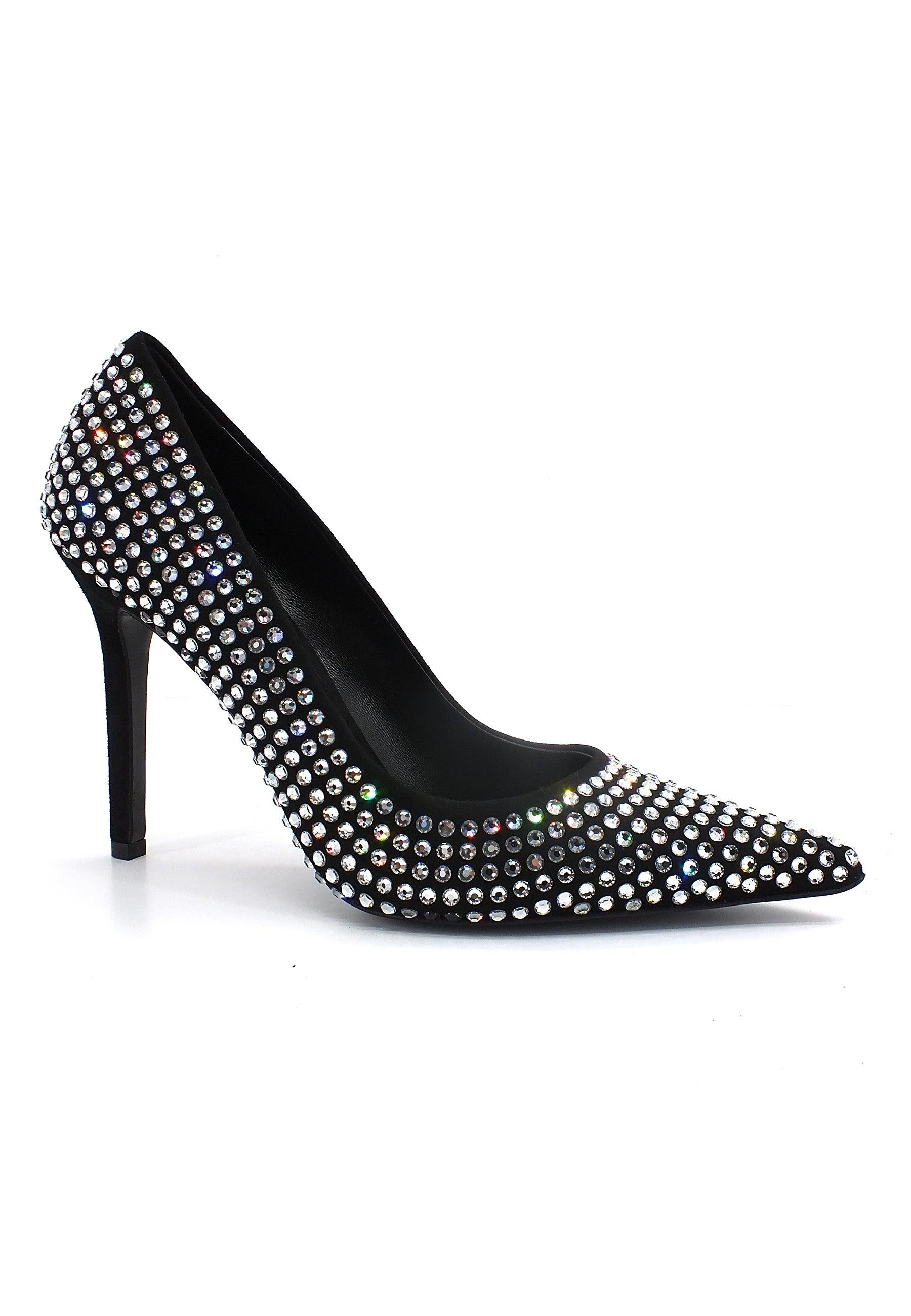 EDDY DANIELE Décolléte Swarosky Nero EW22938 - Sandrini Calzature e Abbigliamento