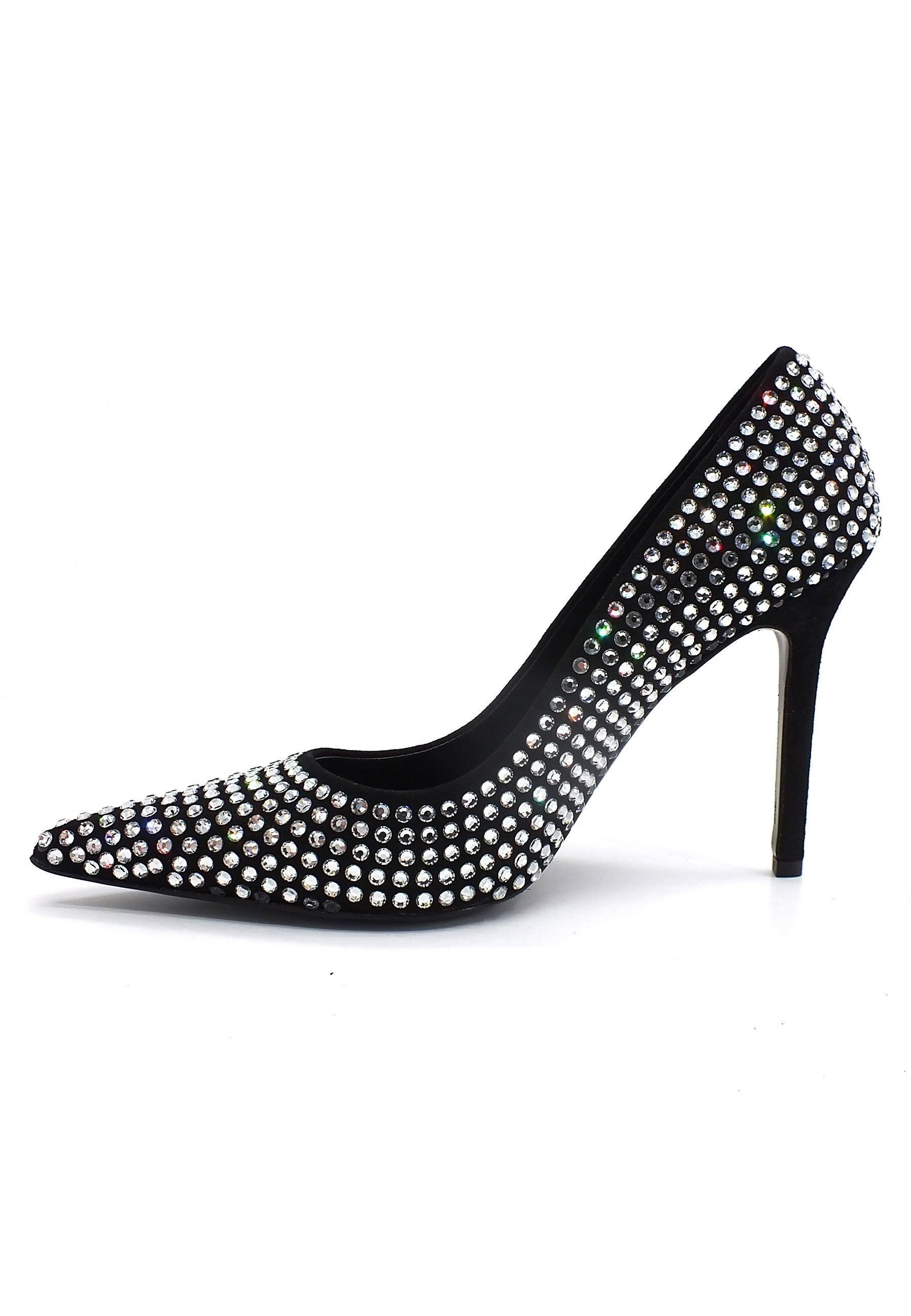 EDDY DANIELE Décolléte Swarosky Nero EW22938 - Sandrini Calzature e Abbigliamento
