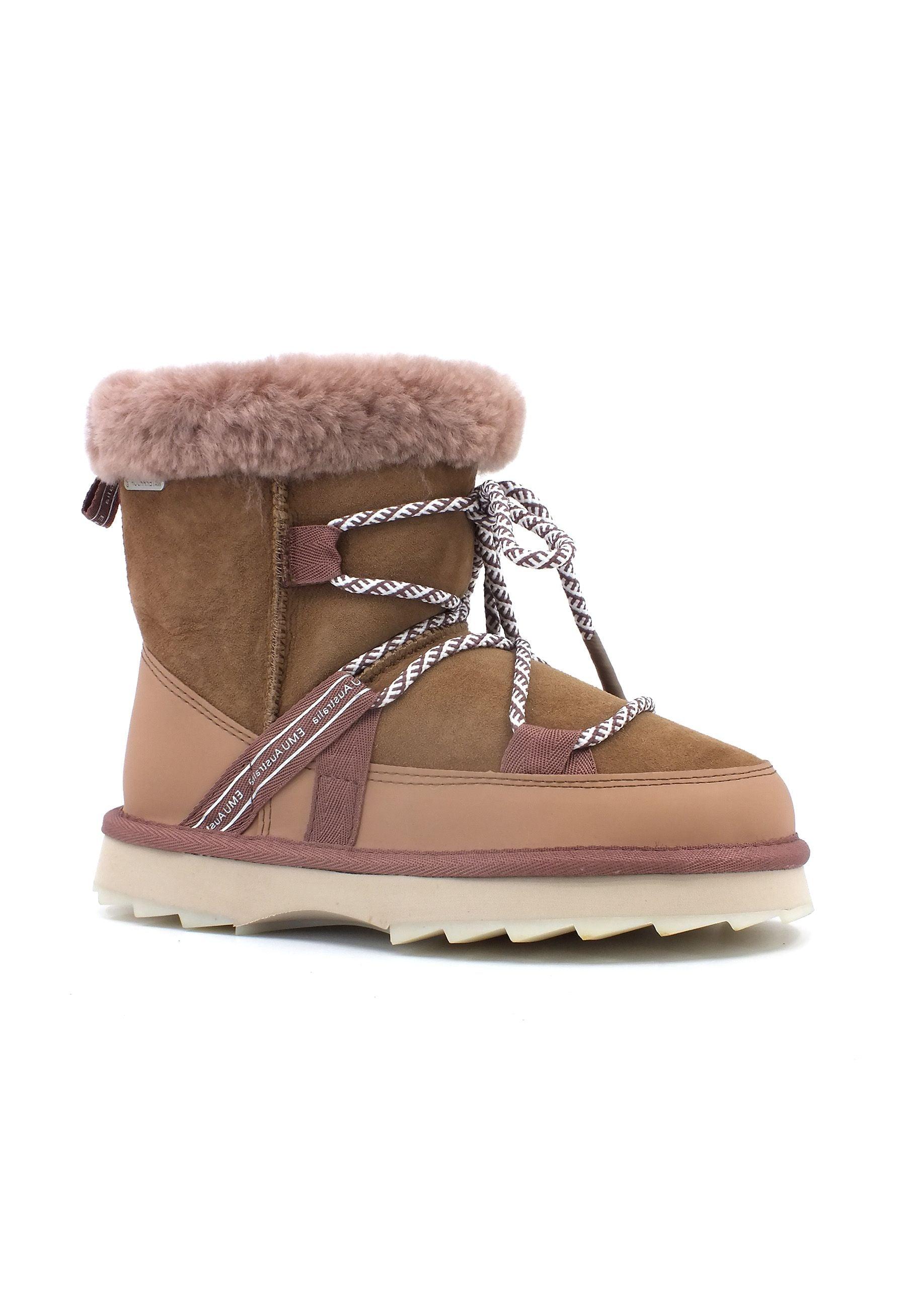 EMU Blurred Stivaletto Pelo Donna Camel W12641 - Sandrini Calzature e Abbigliamento