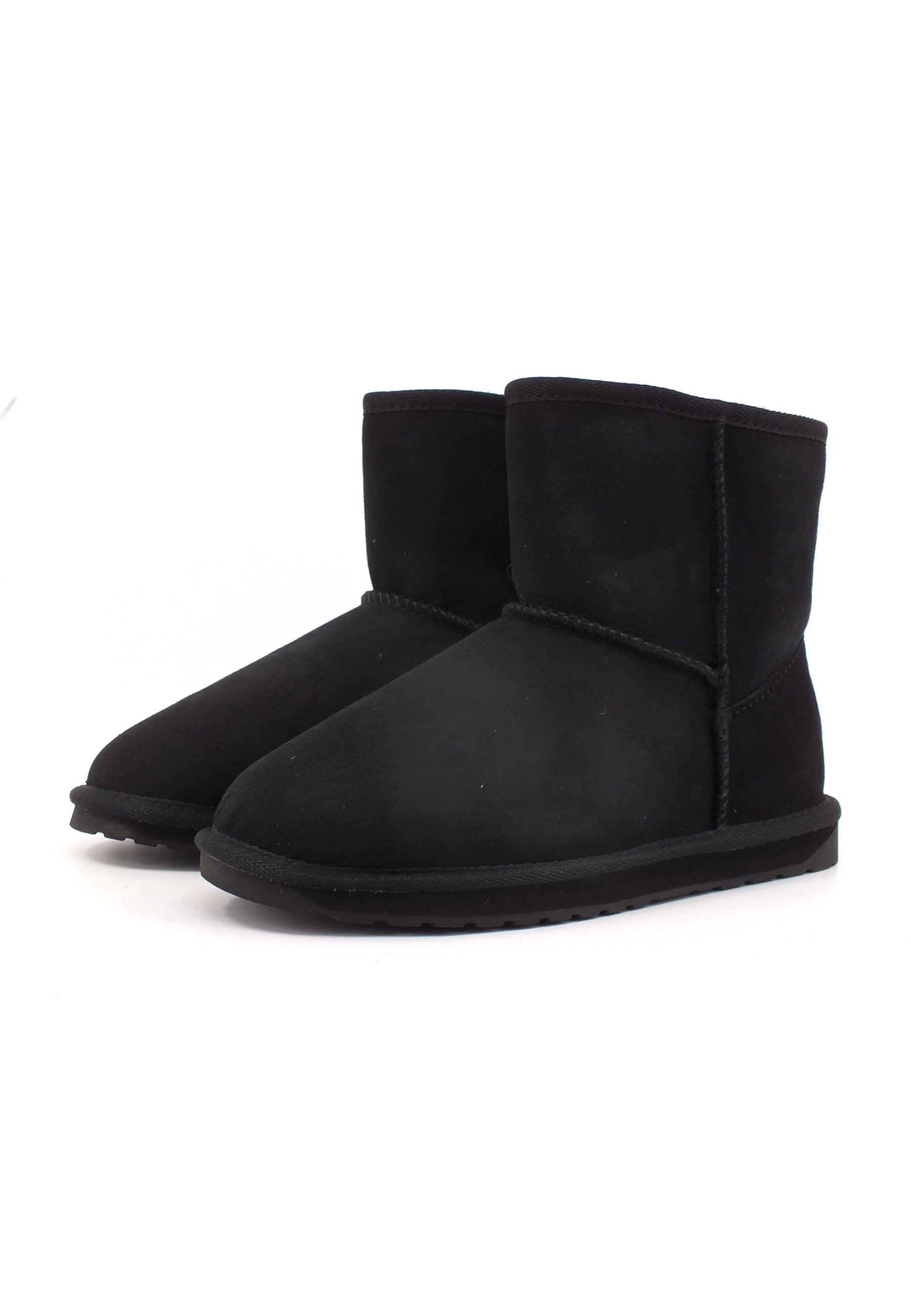 EMU Stinger Mini Stivaletto Pelo Donna Black W10003 - Sandrini Calzature e Abbigliamento