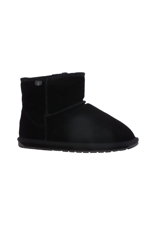 EMU Wallaby Mini Stivaletto Pelo Bimbo Black T10103 - Sandrini Calzature e Abbigliamento