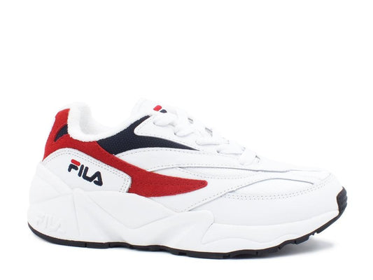 FILA V94M Jr White Red Navy 1010780.92F - Sandrini Calzature e Abbigliamento