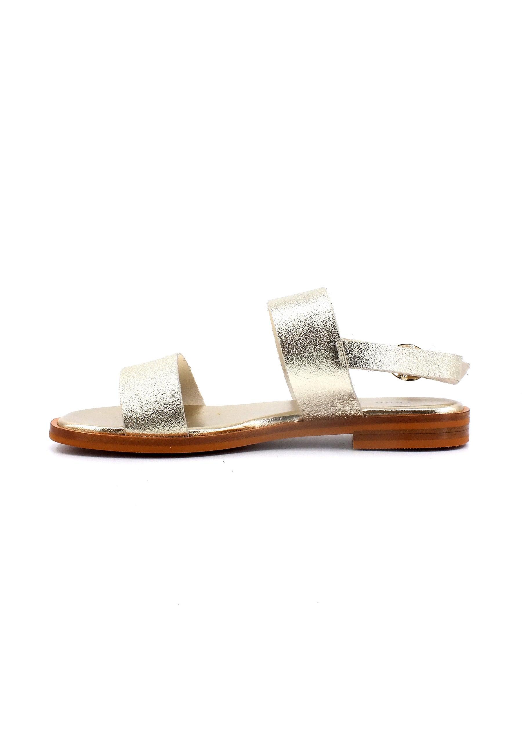 FRAU Sandalo Laminato Donna Oro Platino 86X195 - Sandrini Calzature e Abbigliamento