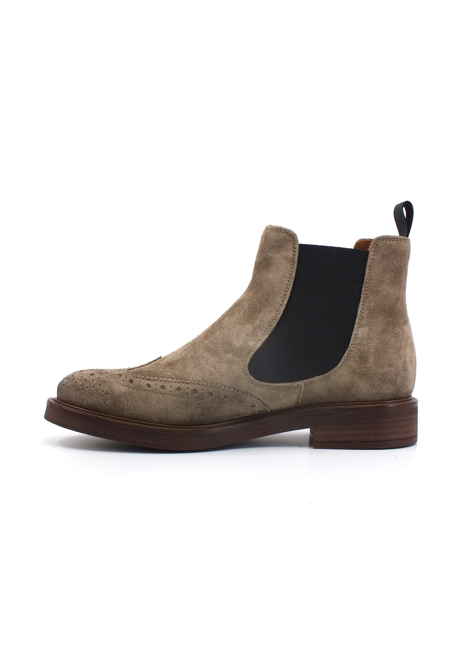 FRAU Waxy Cuoio Stivaletto Polacco Donna Arena Beige 96A6145 - Sandrini Calzature e Abbigliamento