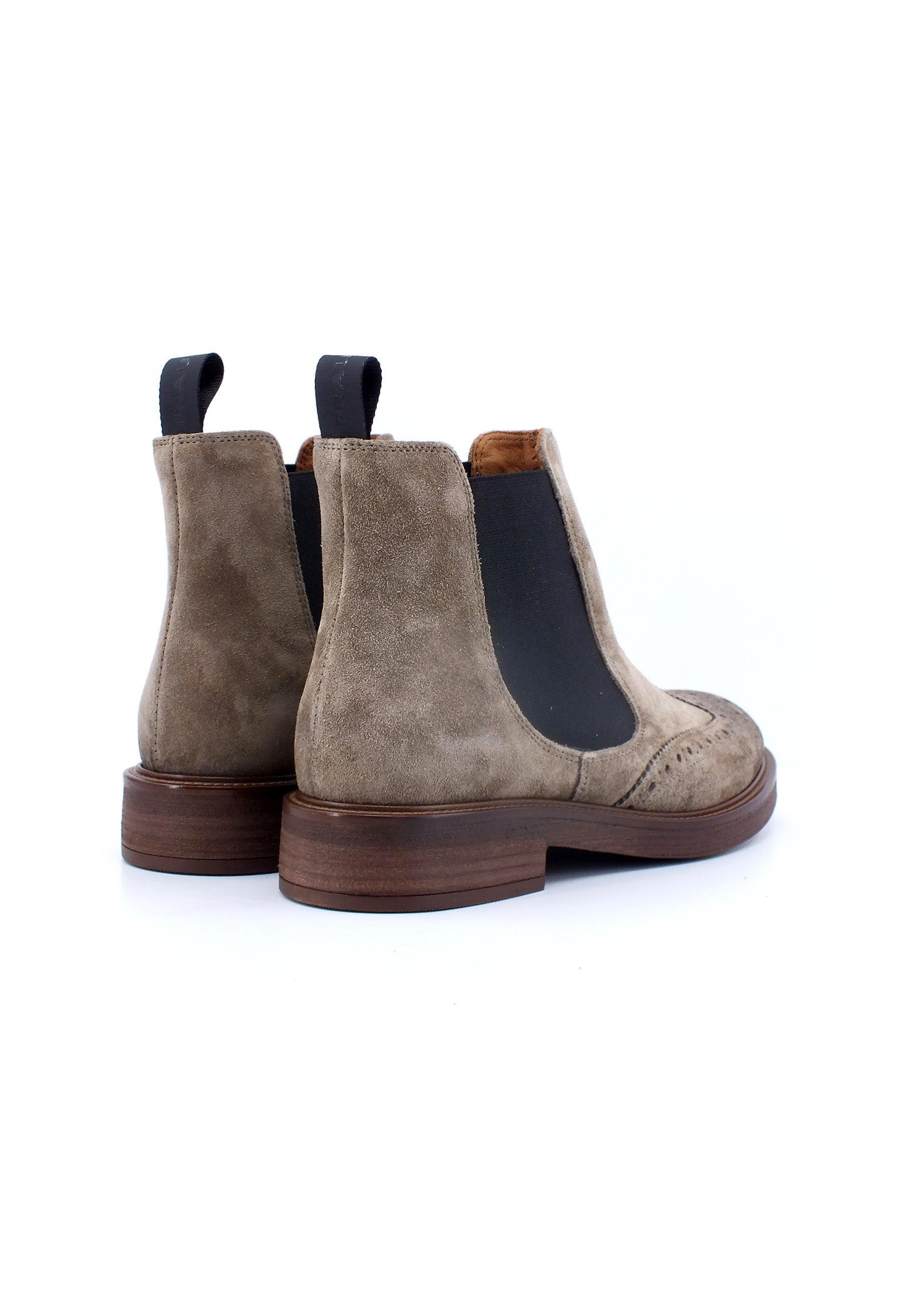 FRAU Waxy Cuoio Stivaletto Polacco Donna Arena Beige 96A6145 - Sandrini Calzature e Abbigliamento