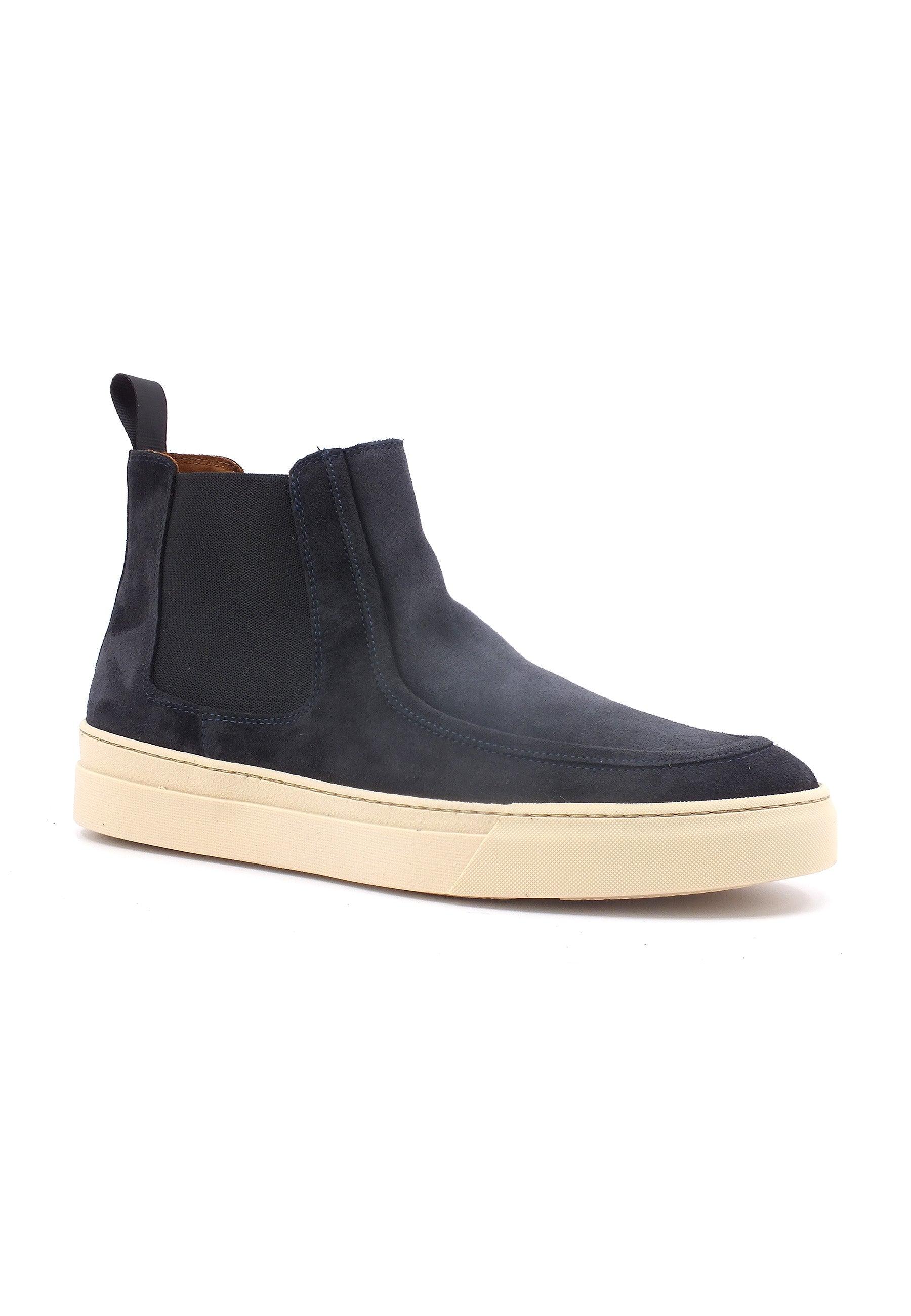 FRAU Waxy Stivaletto Polacco Uomo Blue 29A6162 - Sandrini Calzature e Abbigliamento