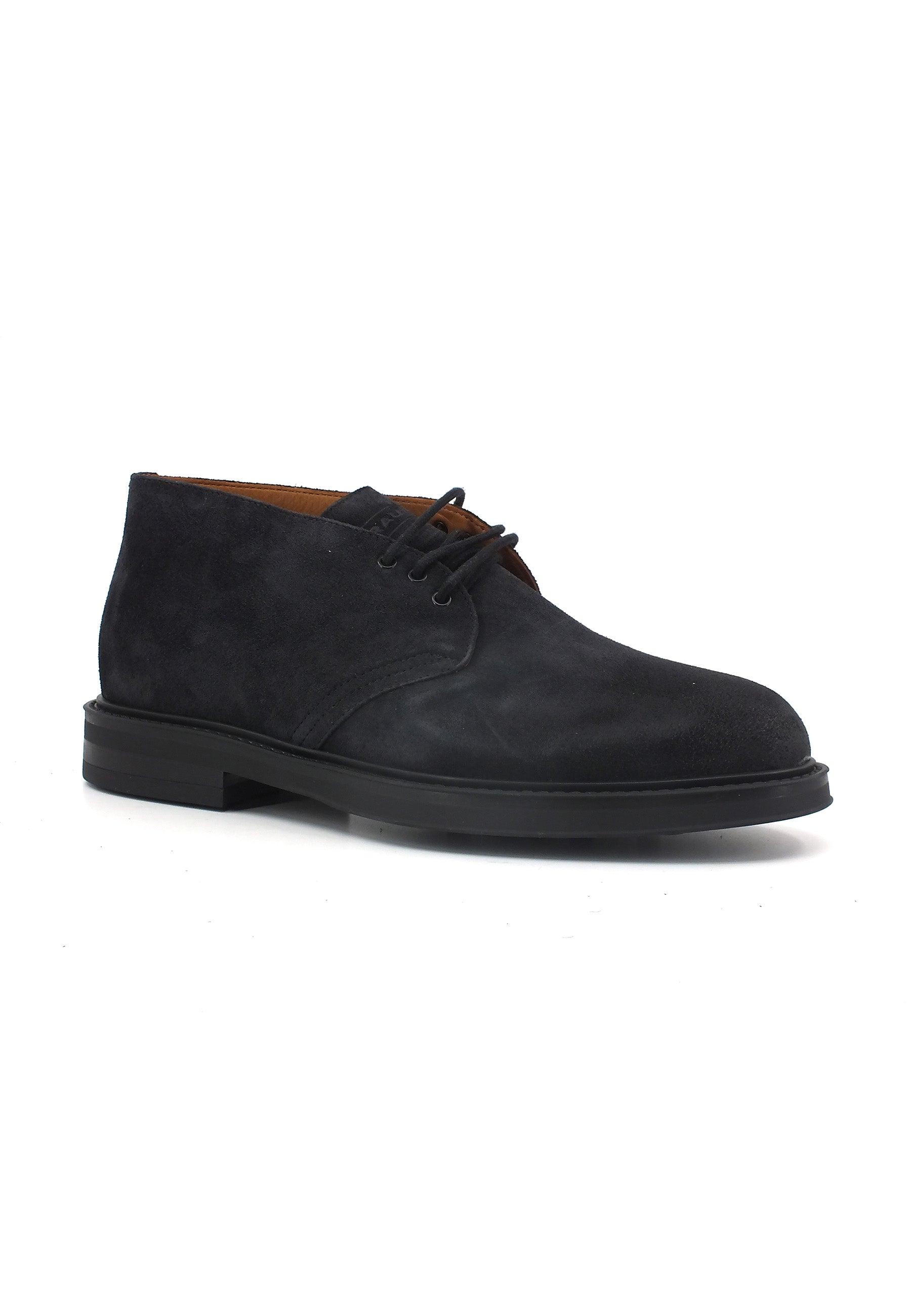 FRAU Waxy Stivaletto Stile Clark Uomo Blue 73A2119 - Sandrini Calzature e Abbigliamento