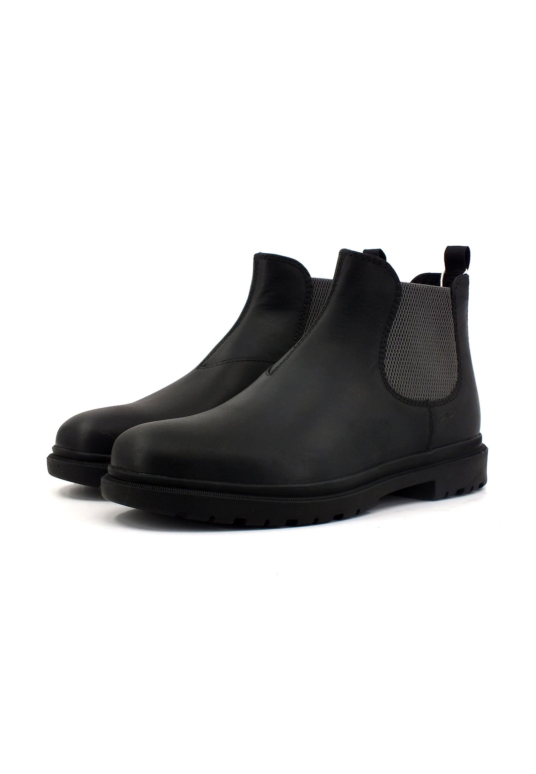 GEOX Andalo Stivaletto Polacco Uomo Black Dark Grey U16DDA000FFC0005 - Sandrini Calzature e Abbigliamento