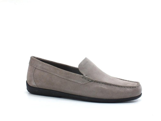 GEOX Ascanio Mocassino Suede Anthracite U020WA00022C9004 - Sandrini Calzature e Abbigliamento