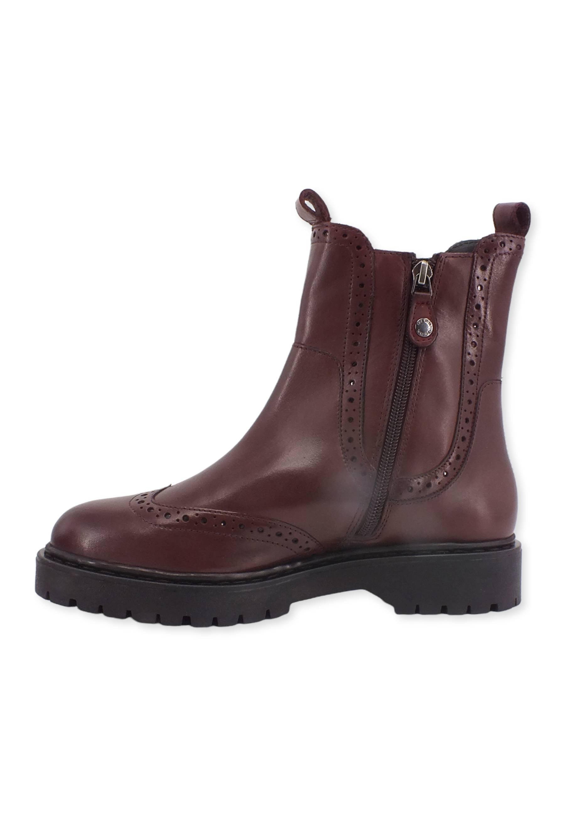 GEOX Bleyze Stivaletto Polacco Donna Bordeaux D26QDE00043C7005 - Sandrini Calzature e Abbigliamento