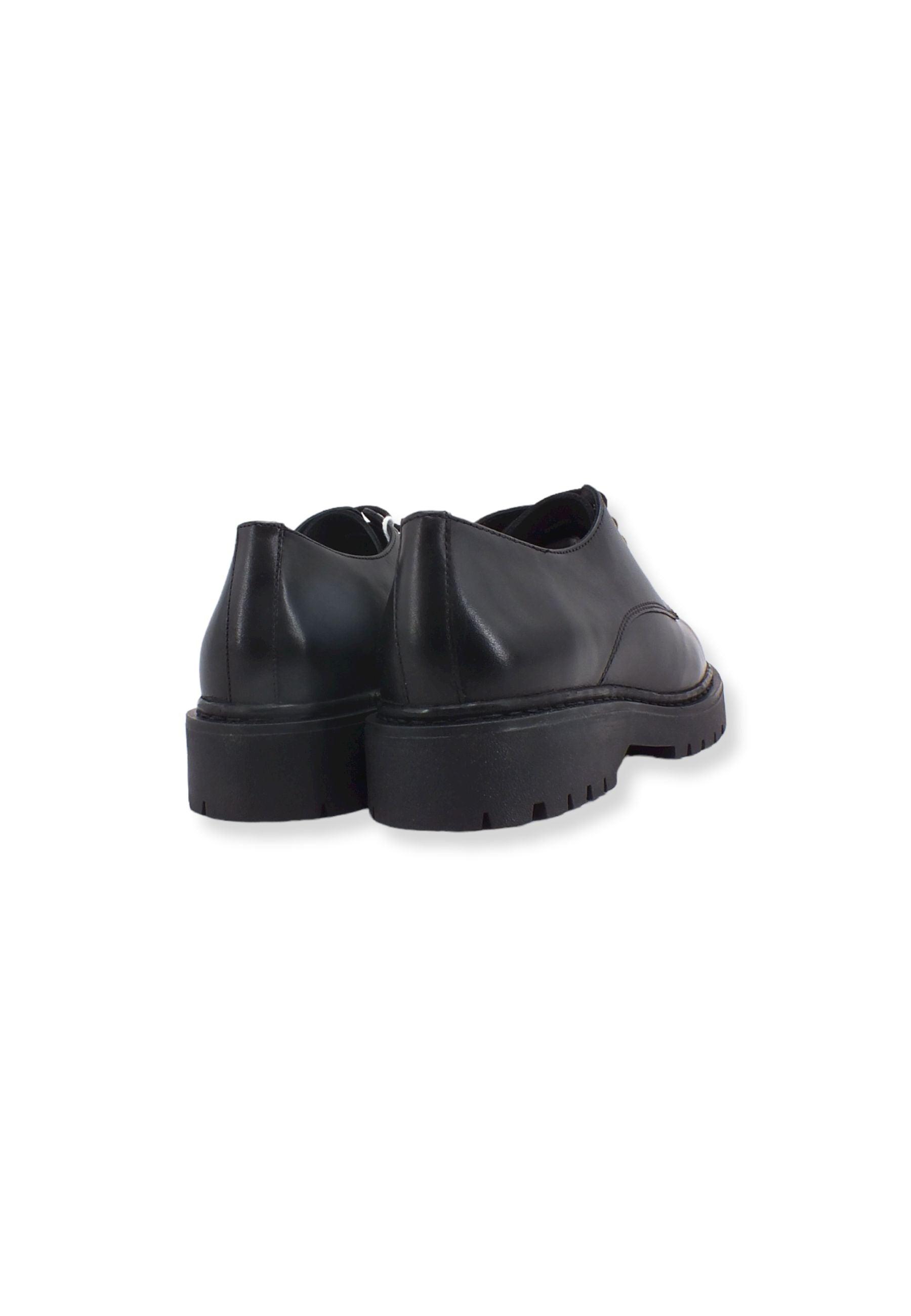 GEOX Bleyze Stringata Leather Donna Black D16QDC00043C9999 - Sandrini Calzature e Abbigliamento