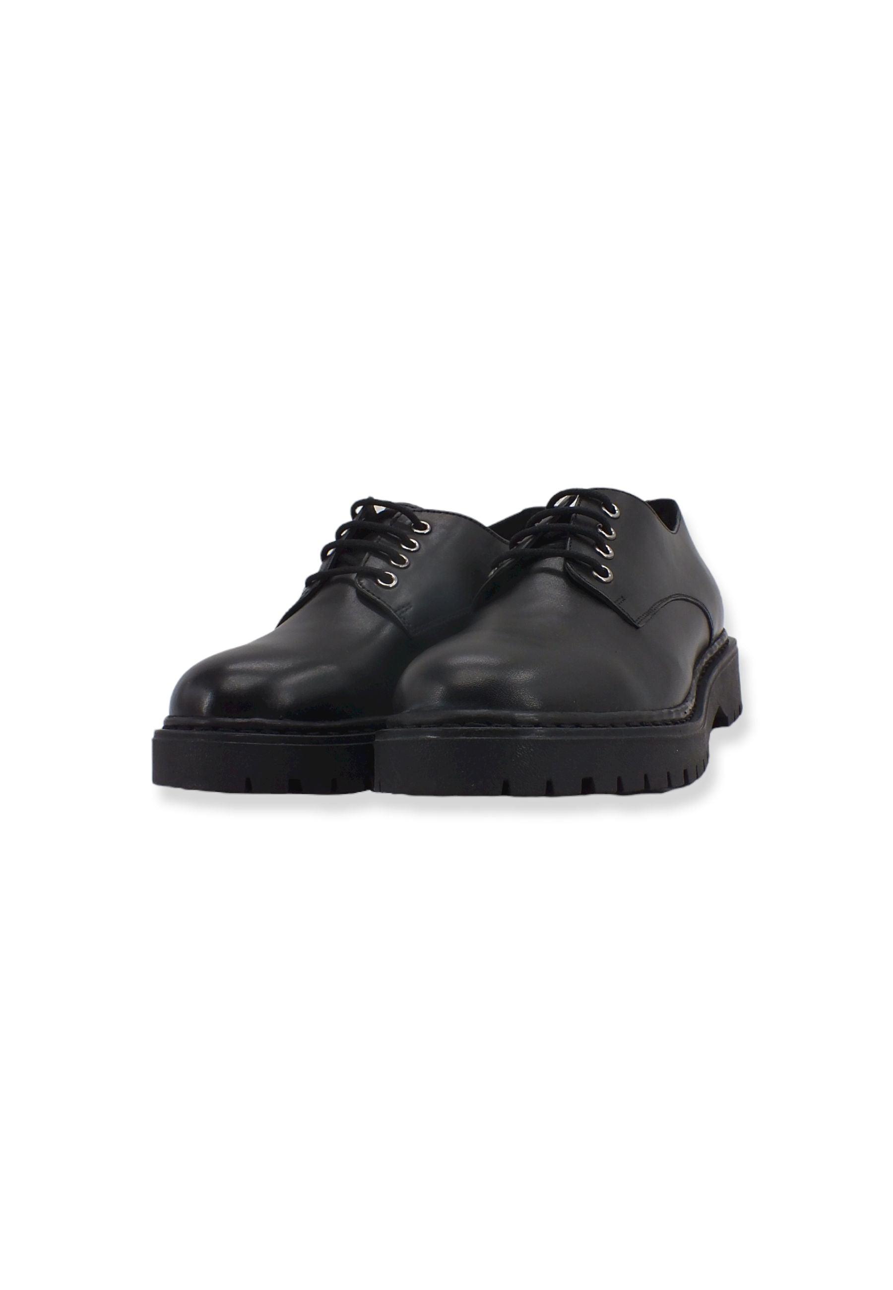 GEOX Bleyze Stringata Leather Donna Black D16QDC00043C9999 - Sandrini Calzature e Abbigliamento